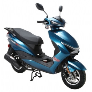 Vitacci Cycle 50cc Denali Gas Scooter Moped Blue