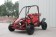 Coolster 125cc 6125 Automatic Kids Go Kart Front View Red