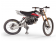 Motoped Pro - Motorized 49cc Mountain Bike propped