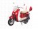 Icebear 50cc 5 Automatic Scooter Burgundy
