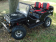 RPS Mini Jeep 125cc Go Kart, 3-Speed with Reverse, Chrome Wheels - Black