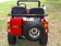 RPS Mini Jeep 125cc Go Kart, 3-Speed with Reverse, Chrome Wheels - Red