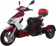 Icebear 50cc Elf Trike Burgundy White