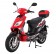 Tao Tao 50cc Thunder Gas Scooter Moped red