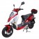 TaoTao 50cc EuroPlus Gas Scooter Moped Burgundy