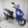 RPS Adventure 150cc Moped Scooter - Blue